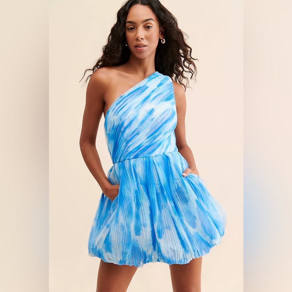 Hutch One-Shoulder Bubble Dress